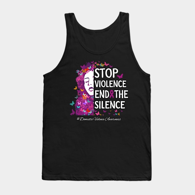 Domestic Violence Awareness Tank Top by sevalyilmazardal